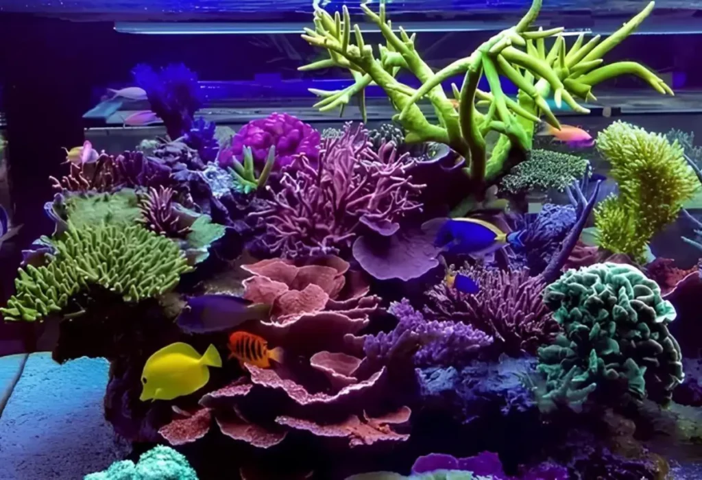 ALGAS CALCÁRIAS EM UM AQUÁRIO MARINHO