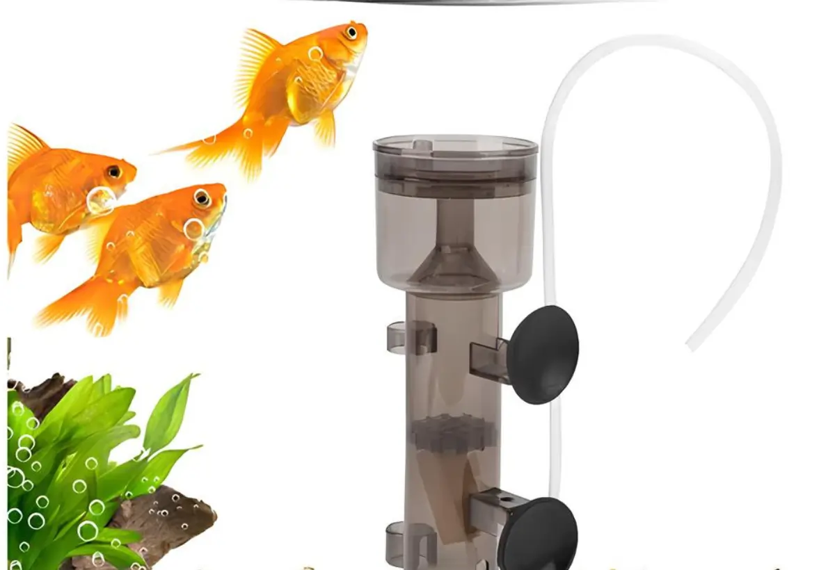 Um aparelho de Skimmers de Proteína de Bolha para aquários.